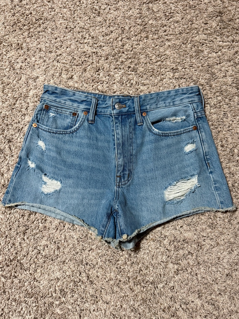 Madewell relaxed Denim Shorts size 26 EUC